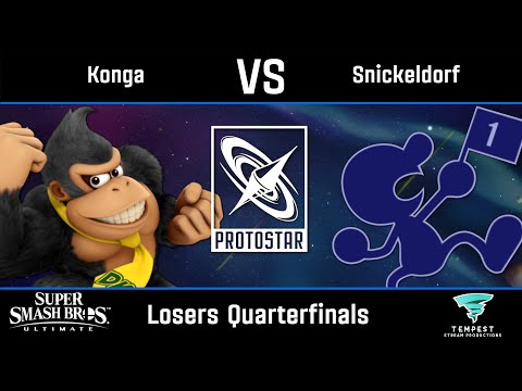 Konga (Donkey Kong) vs Snickeldorf (Game & Watch) - Ultimate Losers Quarterfinals - Protostar #38