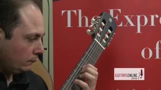 Video thumbnail for Alhambra Guitar, Model 1C Black Satin-Ejercicio by Jose Ferrer-Performed by: Giuseppe Zangari by Guitars Online