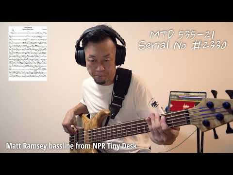 MTD 535-21  Love Theory Kirk Franklin Matt Ramsey bassline from NPR Tiny Desk