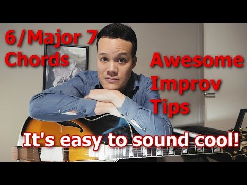 How to sound like a pro on the I chord: major7 sound vs. blues! Video