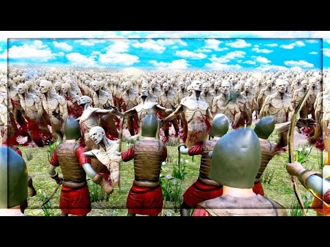 50,000 ZOMBIE HORDE vs 5000 Archers! (Ultimate Epic Battle Simulator)