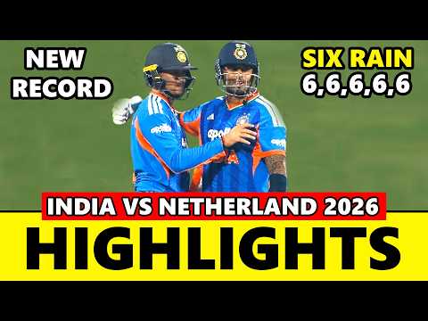 India Vs Netherlands ICC T20 World Cup Match Highlights 2026 | Ind Vs Ned Highlights
