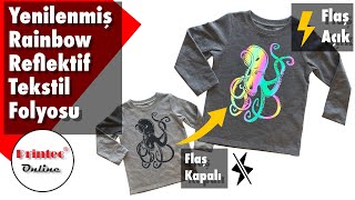 Yenilenmiş Rainbow Reflektif Flex Tekstil Folyosu Tanıtım ve Uygulama 