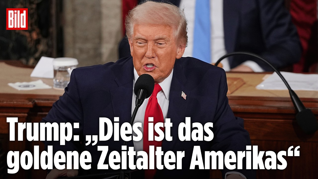 Trumps Rede zur Lage der Nation: Nach seinen Worten gab es Standing Ovations von den Republikanern