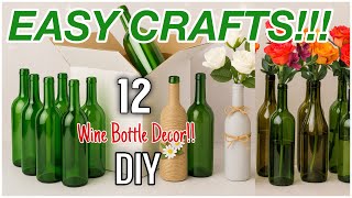 12 Brilliant DIY Wine Bottle Decor Ideas 🍷 | Don’t Throw Away Empty Bottles!