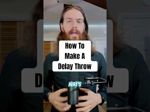 How to create a vocal delay throw in Logic Pro using automation #musicproducer #logicprox