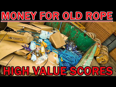 BIG MONEY SCORES DUMPSTER DIVING UK, MONEY FOR OLD ROPE