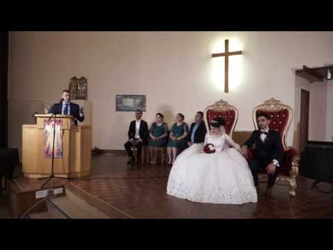 2017.11.18 Nunta Maradona si Adriana. Birmingham. 02 - Biserica. Predica