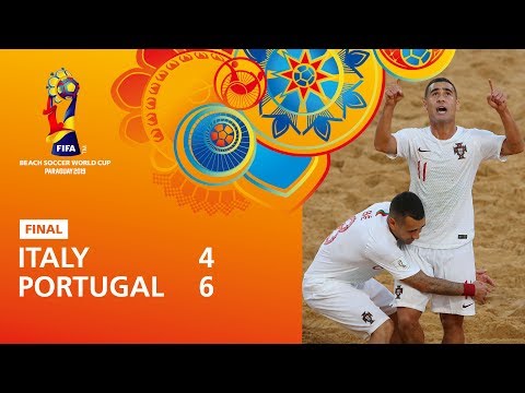 Italy v Portugal [Highlights] - FIFA Beach Soccer World Cup Paraguay 2019