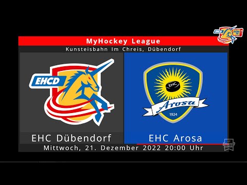 MyHockey League: EHC Dübendorf - EHC Arosa