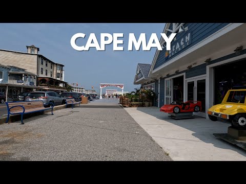 Walking the Promenade in Cape May, New Jersey