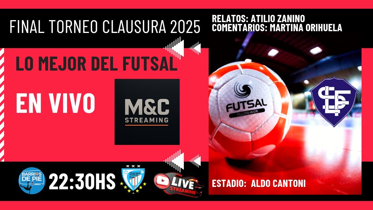 PRIMERA FINAL DEL CAMPEONATO CLAUSURA DE FUTSAL 2025