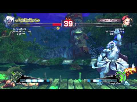 SSF4 AE Wolfkrone (Oni) VS. Jiggless (Cammy) Casuals