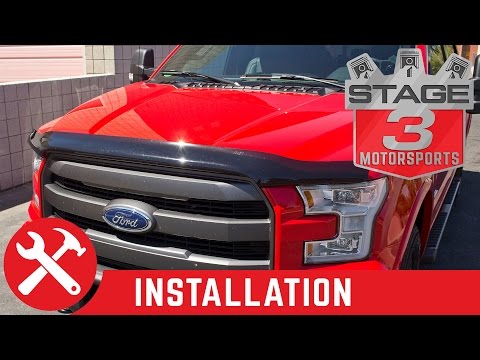 2015-2016 F-150 AVS Bugflector II Bug Deflector Install