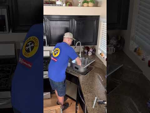 Installing my new kitchen sink