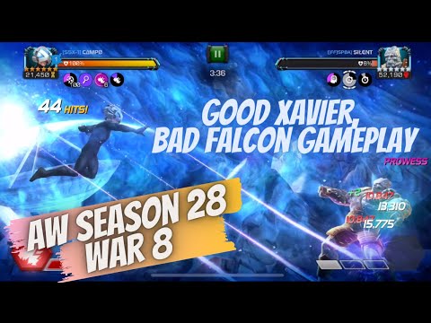 Alliance War Season 28, War 8. SSx-1. Prof X, Doom, Falcon - Marvel Contest of Champions