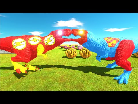 Flash T-Rex Deadly Tour - Animal Revolt Battle Simulator