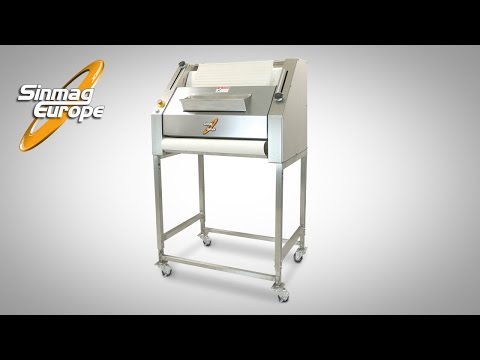 video 1, Façonneuse 3 cylindres manuelle tolé en inox