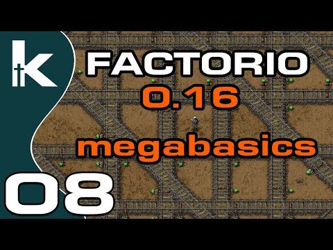 Factorio Megabasics - Ep 8 | Iron Station | Factorio 0.16 Megabase Building