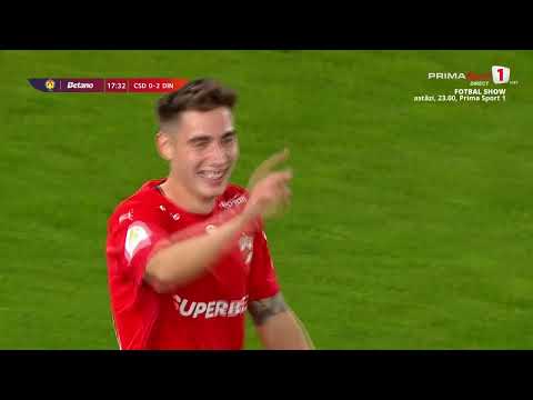 GOOOL! CS Dinamo - Dinamo 0-2. Caragea face ”dubla”. Echipa din SuperLigă domină autoritar