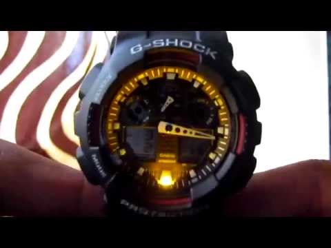 comment regler l'heure sur une montre g-shock
