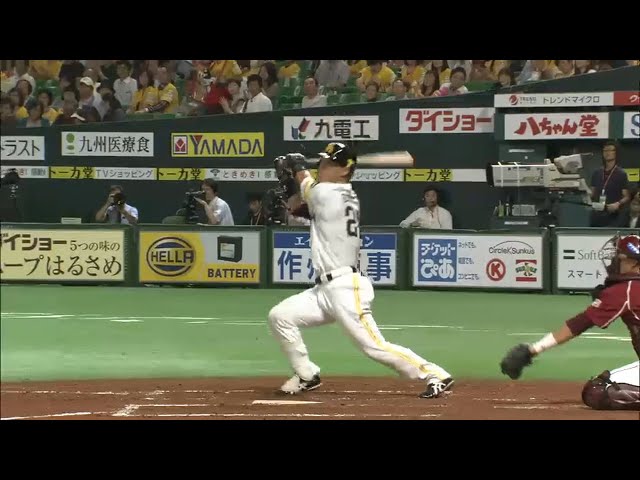 【4回裏】逆方向に打ったとは思えない当たり…。ホークス・長谷川4号ソロ 2015/9/29 H-E