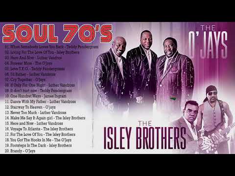 The O'Jays, Isley Brothers, Teddy Pendergrass, Luther Vandross, Marvin Gaye, Al Green - SOUL 70's