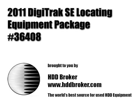 DigiTrak SE - Equipment Demonstration