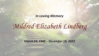 Mildred Elizabeth Lindberg