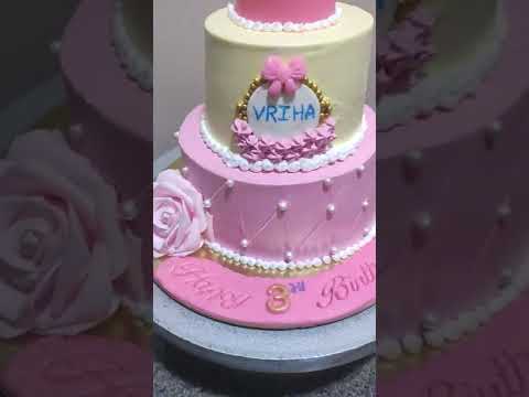 Cake Cute baby girl Birthday 🎉 for more details Dm me