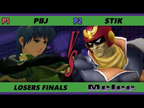 S@X 439 Losers Finals - PBJ (Marth) Vs. Stik (Captain Falcon) Smash Melee - SSBM