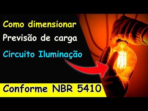 Como DIMENSIONAR a PREVISÃO de CARGA do Circuito de ILUMINAÇÃO (Conforme NBR 5410)