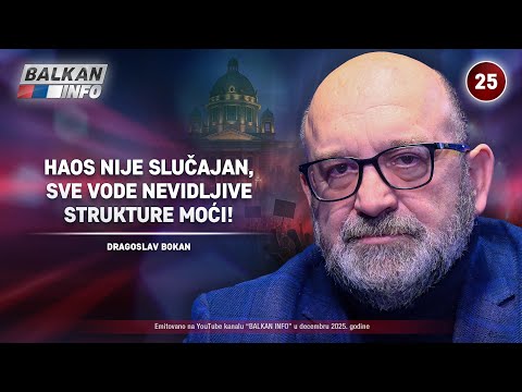 INTERVJU: Dragoslav Bokan – Haos nije slučajan, sve vode nevidljive strukture moći! (4.12.2025)