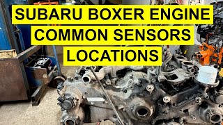 Subaru Boxer Engine Common Sensors Locations - Cooling Temperature, Knock, Cam, Crank etc.