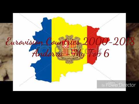 Andorra in Eurovision - My Top 6 - Eurovision Countries 2000-2018