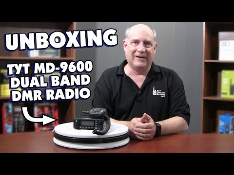 TYT MD-9600 Dual Band Mobile DMR Digital Radio Unboxing and First Look