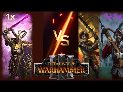 Chosen of Slaanesh vs Empire's Infantry Roster in Total War: Warhammer 3