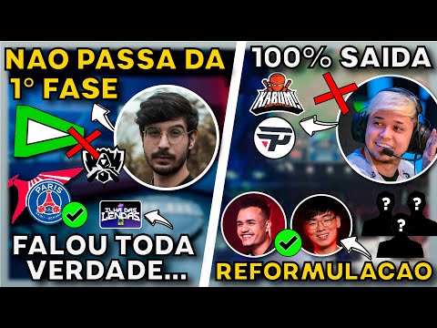 REVOLTA OPINA LOUD WORLDS ! REFORMULAÇÃO TIMES ! ILHA DAS LENDAS COLOCOU AYU no WORLDS CLIPE !