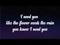 I Need You - America (with lyrics)