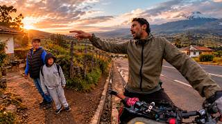 FAMILIA nos INVITA a SU CASA sin CONOCERNOS en ECUADOR
