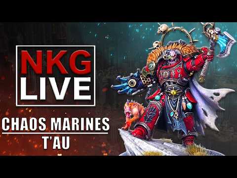 Renegade Warband Vs T'au - Warhammer 40K Battle Report | NKG Live