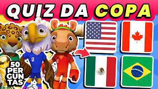 ⚽ 50 PERGUNTAS SOBRE A COPA DO MUNDO | Só os CRAQUES acertam todas! #geekquiz