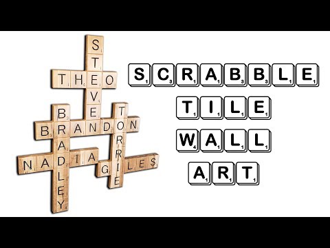 Scrabble Tiles For Wall