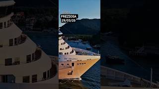 MSC PREZIOSA navio  cruzeiro #cruise 29/03/26 Santos ultima viagem @cruzeiros2025   #shorts