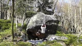 Video thumbnail of Hříbek, 7B+. Sněžník