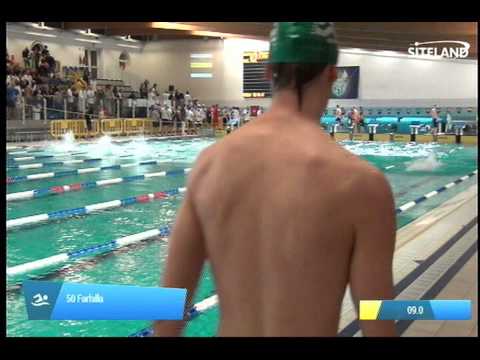 Serie 13 dei 50 Farfalla  Assoluti Maschi Master - Campionati Regionali Masters 2014 di Veneto e Fr