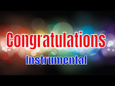 Congratulations Instrumental Status | Cliff Richard congratulations and celebrations| Joyson Miranda