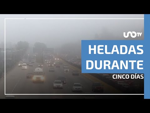 Frente frío 16 y 17 provocan heladas severas durante cinco días en México
