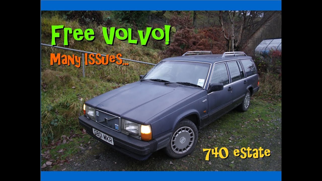 Free car! Volvo 740 estate - test drive - warts and all