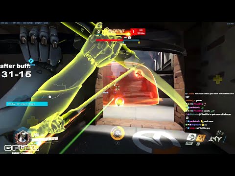 Necros Nano Genji God - 41 elims! Genji Buff [ Overwatch Season 29 Top 500 ]